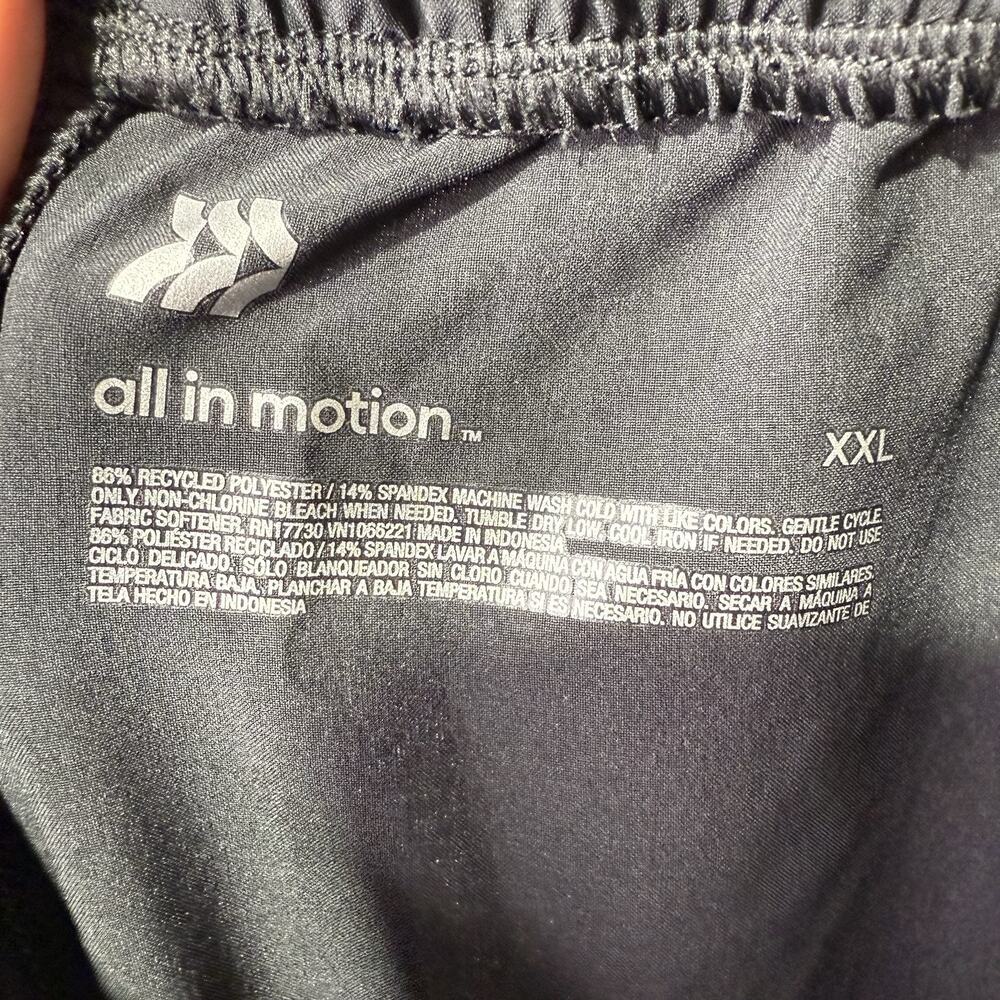 All in Motion Women’s XXL Black Woven Wide Leg Pants Loose Fit Drawstring Waist - Picture 4 of 10